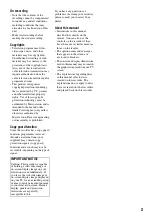 Preview for 3 page of Sony RDR-GX210 Operating Instructions Manual