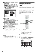 Предварительный просмотр 60 страницы Sony RDR-GX255 Operating Instructions Manual