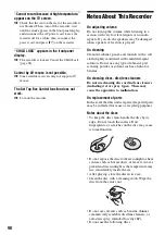 Preview for 90 page of Sony RDR-GX255 Operating Instructions Manual