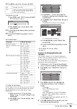 Preview for 79 page of Sony RDR-GX3 Operating Instructions Manual