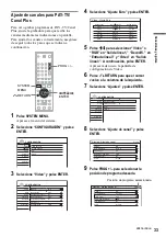 Предварительный просмотр 33 страницы Sony RDR-GX300 (French) Manual De Instrucciones