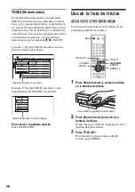 Предварительный просмотр 36 страницы Sony RDR-GX300 (French) Manual De Instrucciones