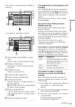 Предварительный просмотр 37 страницы Sony RDR-GX300 (French) Manual De Instrucciones