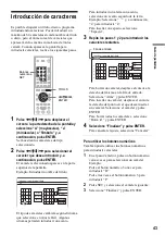 Предварительный просмотр 43 страницы Sony RDR-GX300 (French) Manual De Instrucciones