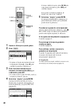 Предварительный просмотр 48 страницы Sony RDR-GX300 (French) Manual De Instrucciones