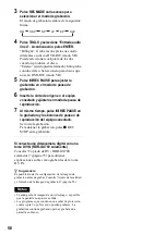 Предварительный просмотр 56 страницы Sony RDR-GX300 (French) Manual De Instrucciones