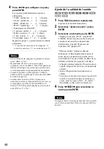 Предварительный просмотр 62 страницы Sony RDR-GX300 (French) Manual De Instrucciones