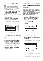 Предварительный просмотр 70 страницы Sony RDR-GX300 (French) Manual De Instrucciones