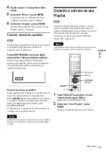 Предварительный просмотр 71 страницы Sony RDR-GX300 (French) Manual De Instrucciones