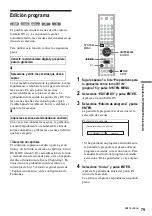 Предварительный просмотр 79 страницы Sony RDR-GX300 (French) Manual De Instrucciones