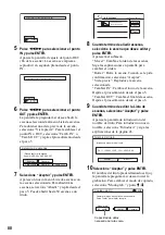 Предварительный просмотр 80 страницы Sony RDR-GX300 (French) Manual De Instrucciones