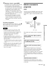 Предварительный просмотр 81 страницы Sony RDR-GX300 (French) Manual De Instrucciones