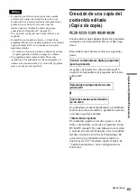 Предварительный просмотр 83 страницы Sony RDR-GX300 (French) Manual De Instrucciones