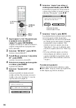 Предварительный просмотр 84 страницы Sony RDR-GX300 (French) Manual De Instrucciones