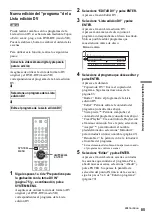 Предварительный просмотр 85 страницы Sony RDR-GX300 (French) Manual De Instrucciones