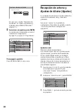 Предварительный просмотр 88 страницы Sony RDR-GX300 (French) Manual De Instrucciones