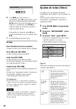 Предварительный просмотр 92 страницы Sony RDR-GX300 (French) Manual De Instrucciones