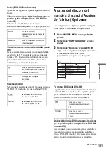 Предварительный просмотр 101 страницы Sony RDR-GX300 (French) Manual De Instrucciones