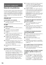 Предварительный просмотр 104 страницы Sony RDR-GX300 (French) Manual De Instrucciones