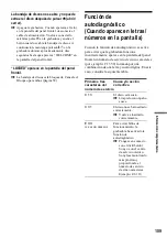 Предварительный просмотр 109 страницы Sony RDR-GX300 (French) Manual De Instrucciones