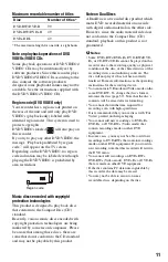 Preview for 11 page of Sony RDR-GX330 - DVD Recorder With TV Tuner Operating Instructions Manual