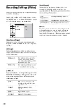 Preview for 72 page of Sony RDR-GX380 Operating Instructions Manual