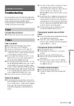 Preview for 75 page of Sony RDR-GX380 Operating Instructions Manual