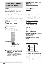 Предварительный просмотр 84 страницы Sony RDR-GX7 Operating Instructions Manual