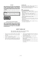 Предварительный просмотр 2 страницы Sony RDR-GXD310 Service Manual