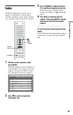 Preview for 41 page of Sony RDR-GXD360 Operating Instructions Manual