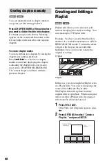 Preview for 68 page of Sony RDR-GXD360 Operating Instructions Manual