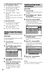 Preview for 70 page of Sony RDR-GXD360 Operating Instructions Manual