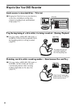 Предварительный просмотр 6 страницы Sony RDR-HX1000 Operating Instructions Manual