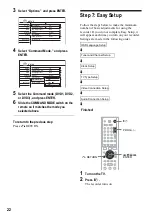 Предварительный просмотр 22 страницы Sony RDR-HX1000 Operating Instructions Manual