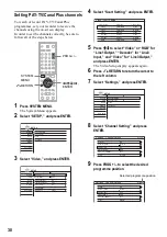 Предварительный просмотр 30 страницы Sony RDR-HX1000 Operating Instructions Manual