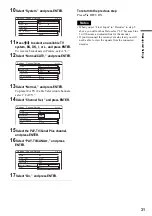 Предварительный просмотр 31 страницы Sony RDR-HX1000 Operating Instructions Manual