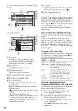 Предварительный просмотр 34 страницы Sony RDR-HX1000 Operating Instructions Manual