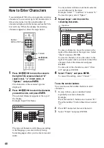 Предварительный просмотр 40 страницы Sony RDR-HX1000 Operating Instructions Manual