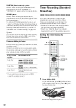 Предварительный просмотр 42 страницы Sony RDR-HX1000 Operating Instructions Manual