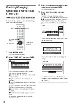 Предварительный просмотр 46 страницы Sony RDR-HX1000 Operating Instructions Manual