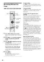 Предварительный просмотр 48 страницы Sony RDR-HX1000 Operating Instructions Manual