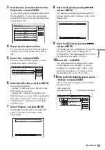 Предварительный просмотр 69 страницы Sony RDR-HX1000 Operating Instructions Manual