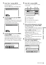 Предварительный просмотр 81 страницы Sony RDR-HX1000 Operating Instructions Manual