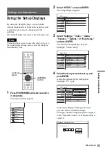 Предварительный просмотр 83 страницы Sony RDR-HX1000 Operating Instructions Manual