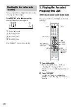 Предварительный просмотр 34 страницы Sony RDR-HX715 - Dvd Recorder & Hard Disk Drive Combo Operating Instructions Manual