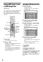 Предварительный просмотр 68 страницы Sony RDR-HX715 - Dvd Recorder & Hard Disk Drive Combo Operating Instructions Manual