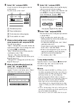 Предварительный просмотр 87 страницы Sony RDR-HX715 - Dvd Recorder & Hard Disk Drive Combo Operating Instructions Manual