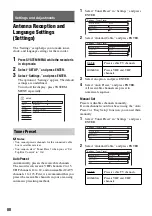 Предварительный просмотр 88 страницы Sony RDR-HX715 - Dvd Recorder & Hard Disk Drive Combo Operating Instructions Manual