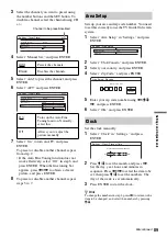 Предварительный просмотр 89 страницы Sony RDR-HX715 - Dvd Recorder & Hard Disk Drive Combo Operating Instructions Manual