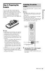 Preview for 17 page of Sony RDR-HX720 Operating Instructions Manual